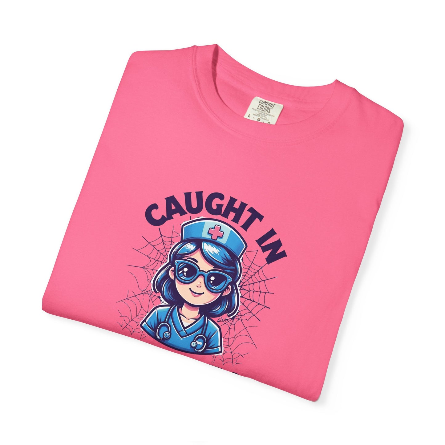 Nurse Humor T-Shirt, Caught in the Rounds Tee, Fun Gift for Healthcare Workers, Medical Apparels for Nurses, Casual Wear, Nursing [...]