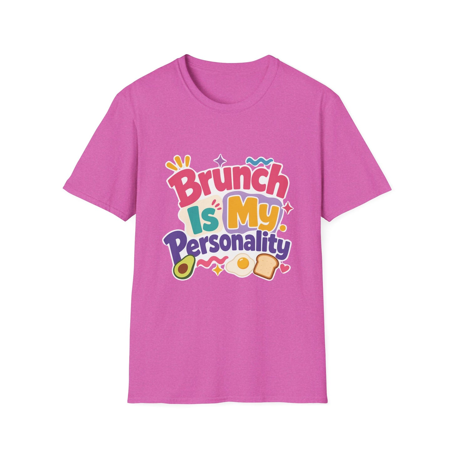 Brunch Is My Personality T-Shirt | Avocado Toast Graphic Tee