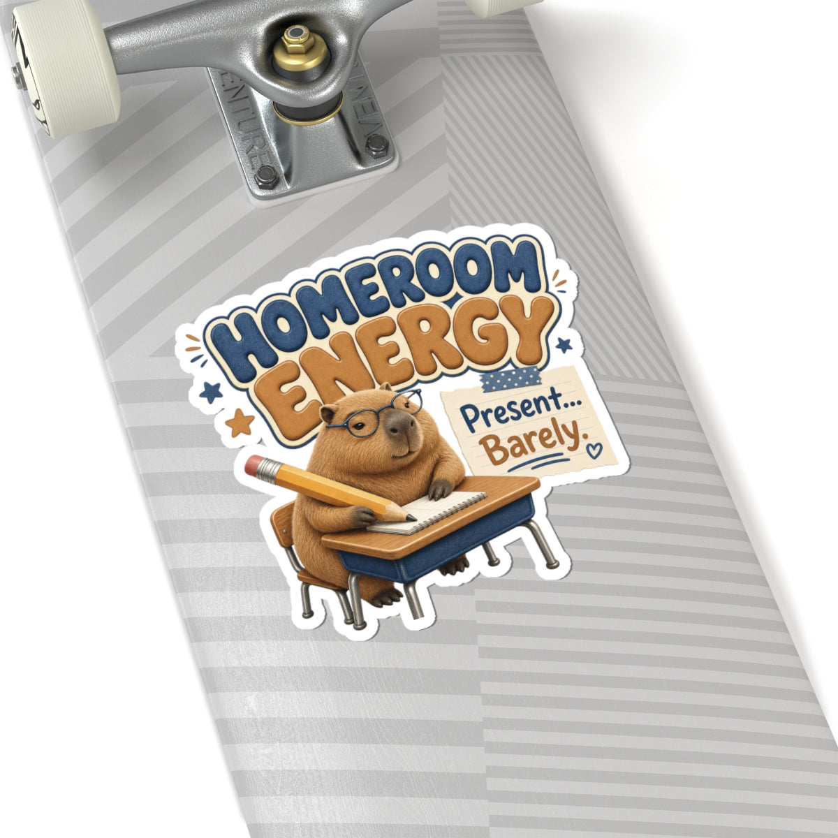 Homeroom Energy Present Barely sticker | Kiss-Cut Sticker