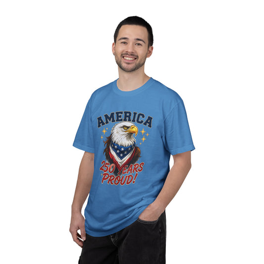 America Eagle 250 Years Proud T-Shirt | Patriotic Bald Eagle Tee - 250th Anniversary