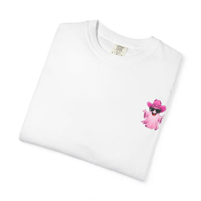 Bride Saddle Up Ghost T-shirt - Fun Unisex Tee for Weddings, Bachelorette Parties, Halloween, Unique Gift for Brides
