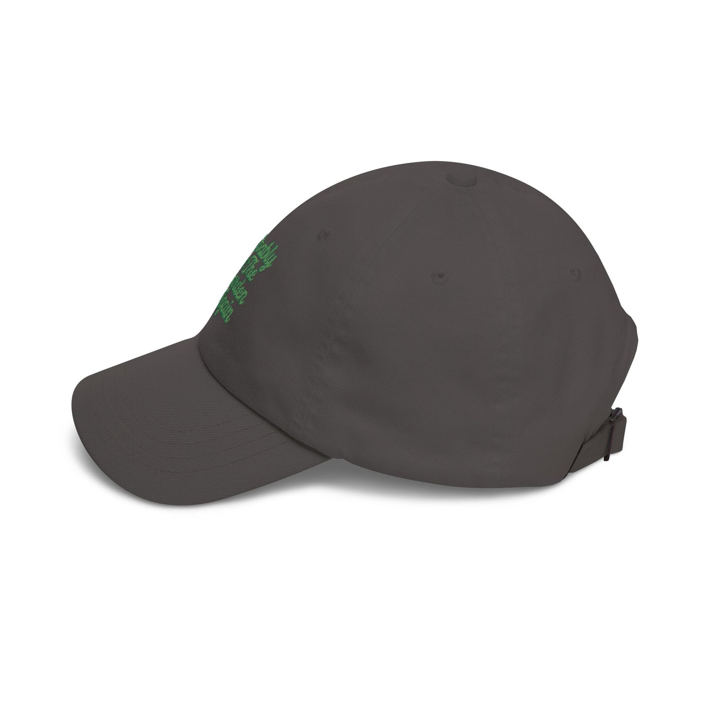 Probably In The Garden Again Dad Cap | Embroidered Floral Script hat