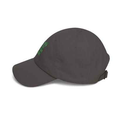 Probably In The Garden Again Dad Cap | Embroidered Floral Script hat
