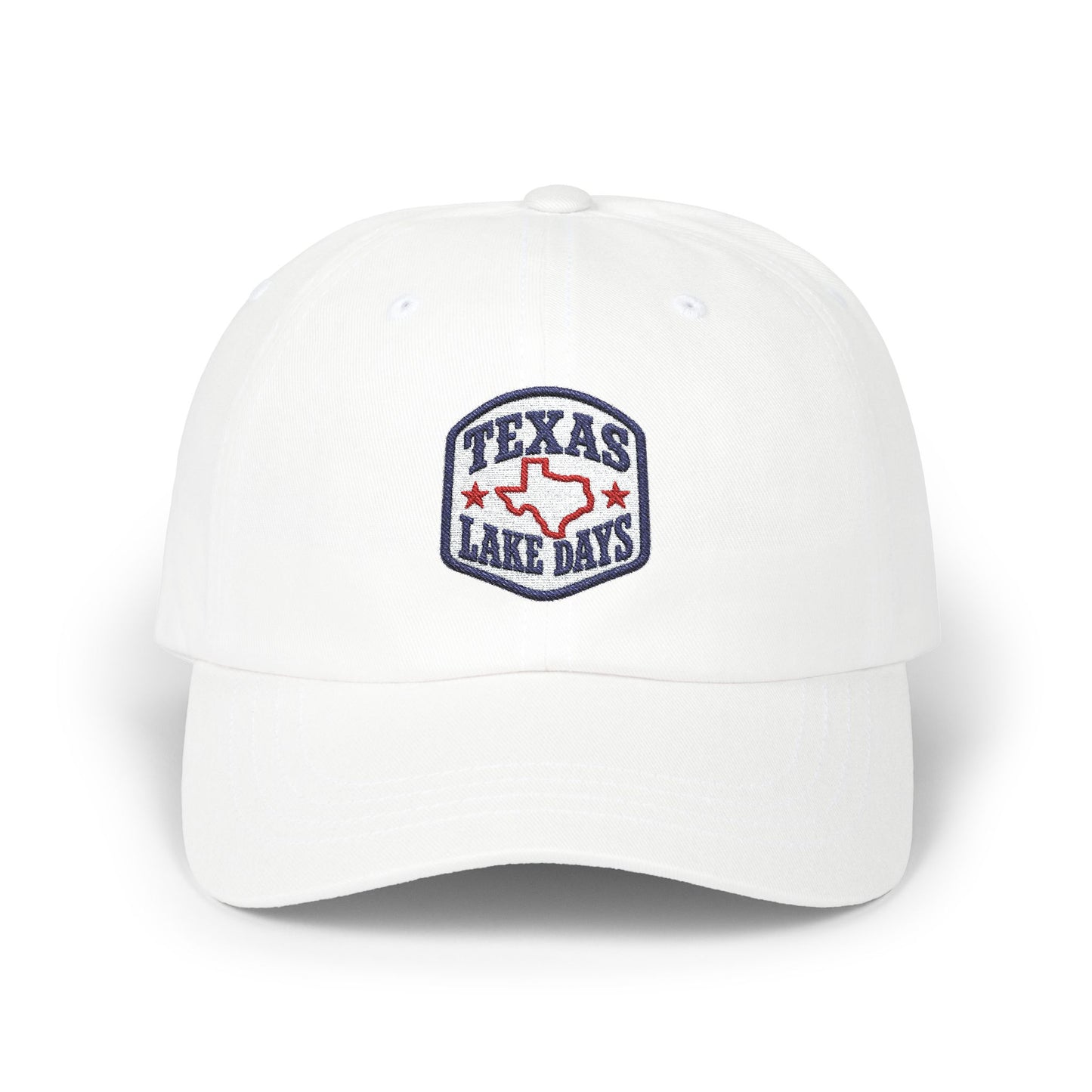 Texas Lake Days Dad Cap | Embroidered Patch Baseball Hat