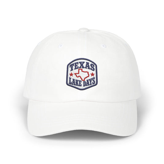 Texas Lake Days Dad Cap | Embroidered Patch Baseball Hat