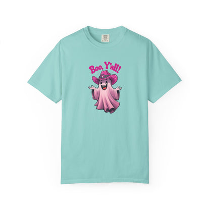 Boo Y'all Ghost T-Shirt, Fun Halloween Tee, Unisex Shirt, Cute Ghost Apparel, Spooky Season Outfit