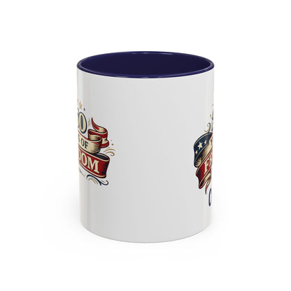 250 Years of Freedom Coffee Mug | Personalized Name - America 250th Anniversary, Semiquincentennial, Patriotic Gift, Heritage Celebration