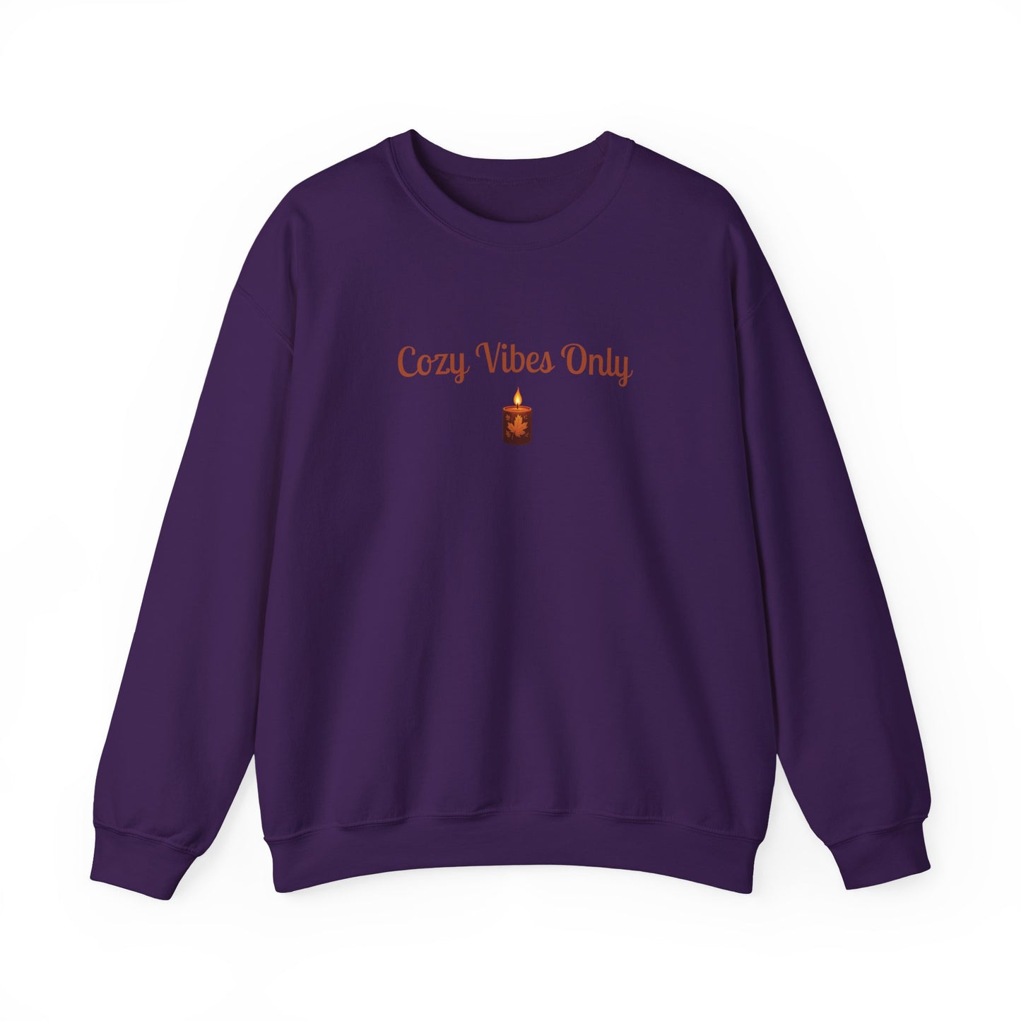 Cozy Vibes Only Sweatshirt, Unisex Crewneck, Casual Wear, Fall Fashion, Gift for Her, Cozy Apparel, Warm Layering