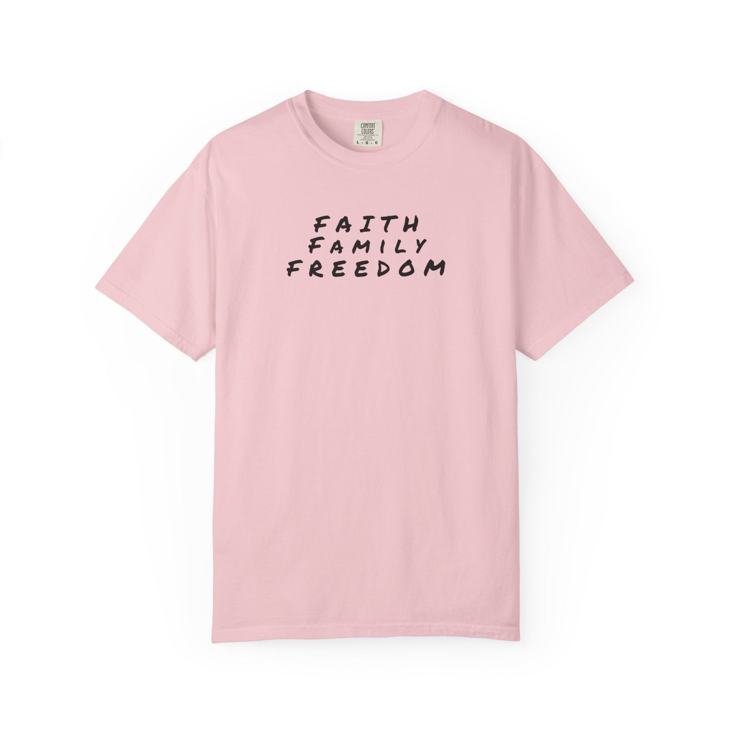 Faith Family Freedom Unisex T-shirt, Christian Tee, Faith Over Fear Shirt, Religious Apparel, Inspirational Clothing