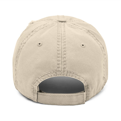 Embroidered "Progress, not Perfection"  Distressed Baseball Cap for Men and Women, Vintage Retro Hat, Inspirational Cap, Motivational Cap