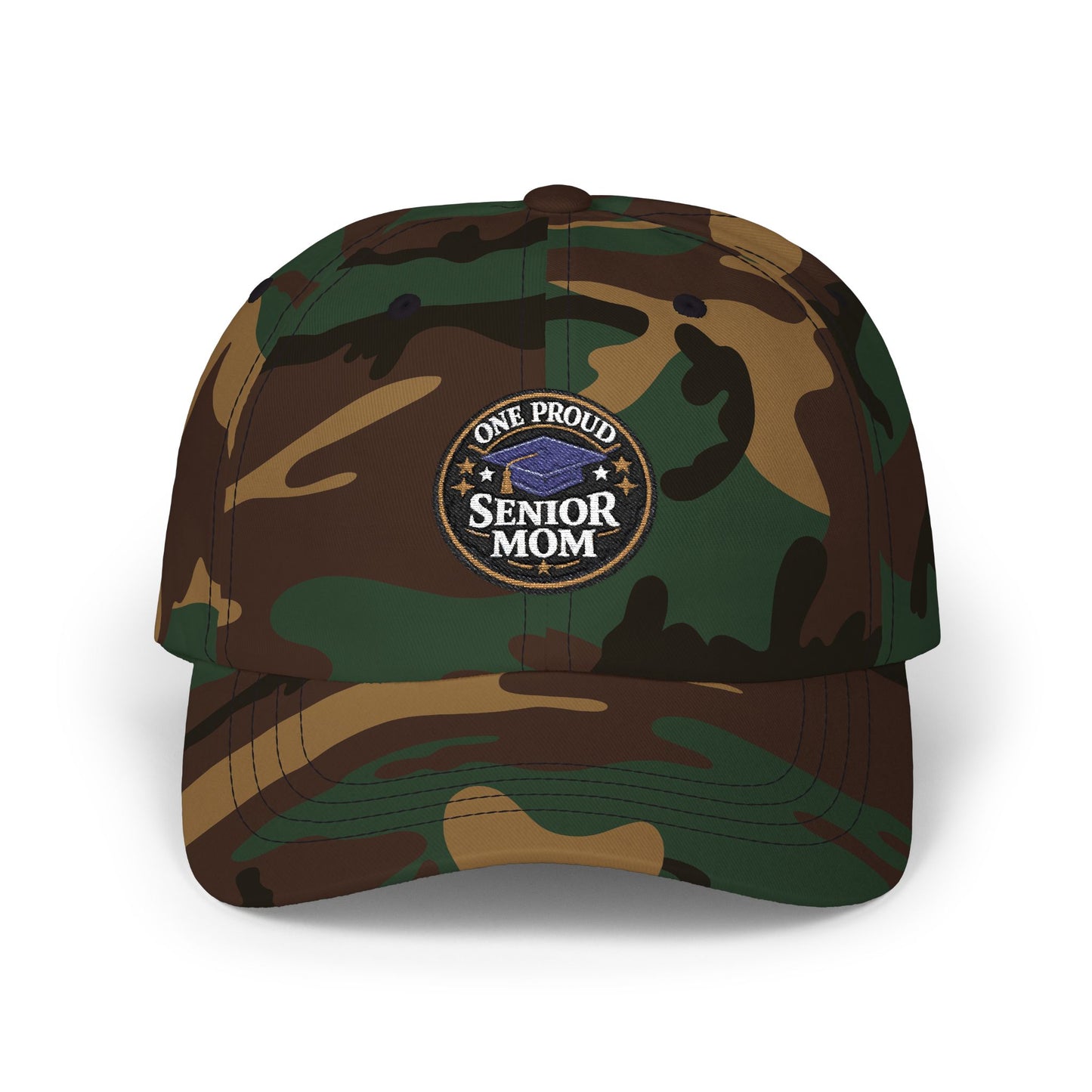 One Proud Senior Mom Embroidered Classic Dad Cap | Graduation Mom Hat