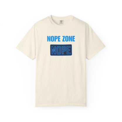 Nope Zone Humor Gen X T-shirt, Unisex Tee, Vintage Graphic Tee, Funny Shirt, Sarcastic Tee, Retro Gift