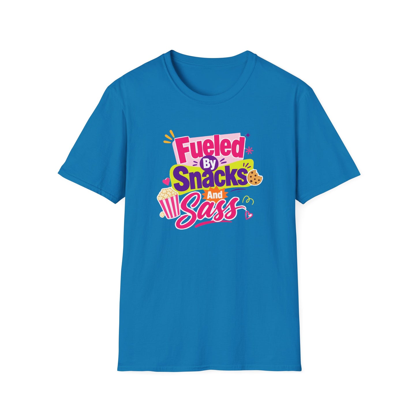 Fueled by Snacks and Sass T-Shirt | Snack Quote Tee