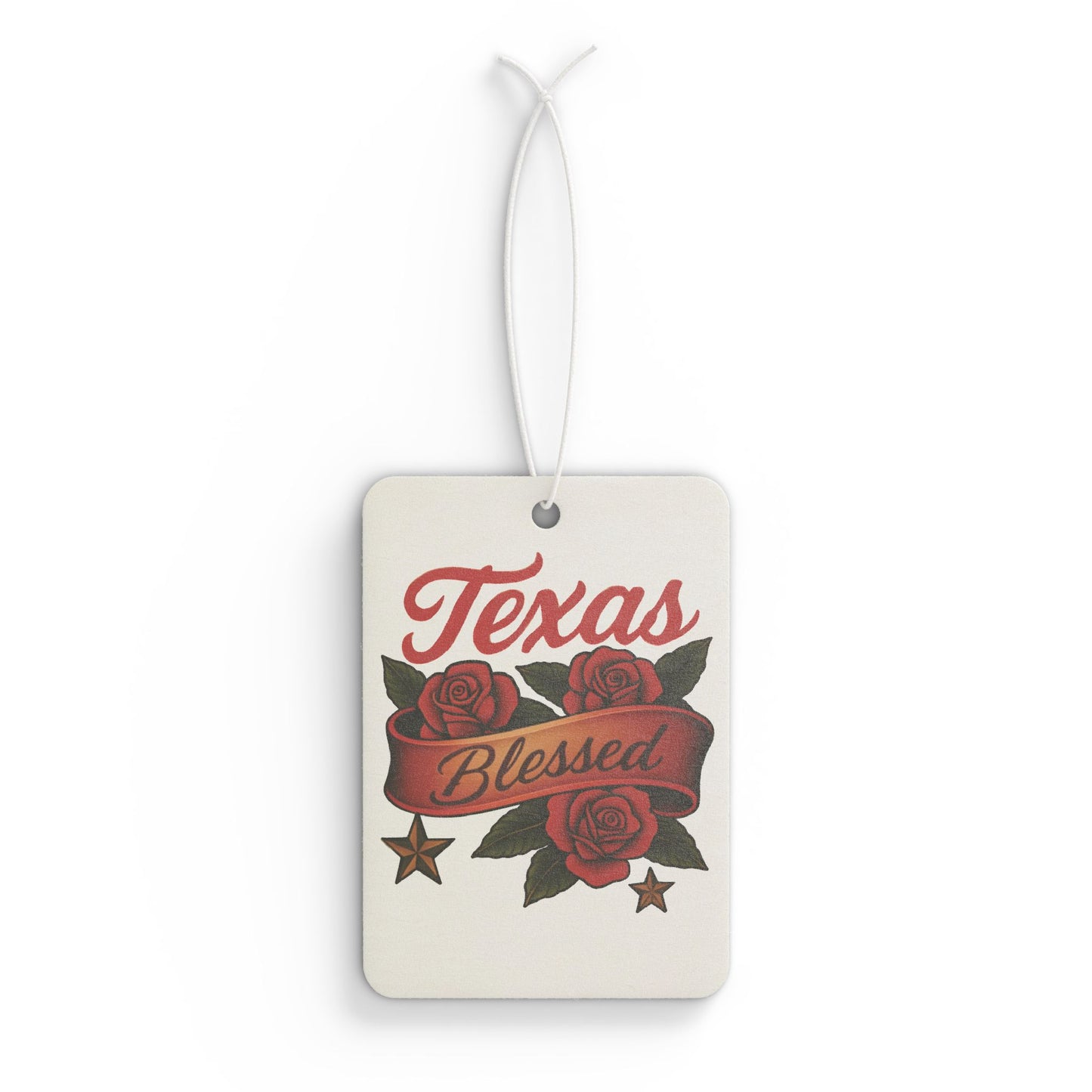Texas Blessed Car Air Freshener - Floral Air Freshener, Home Fragrance, Gift for Texas Lovers, Car Decor, Blessing Decor