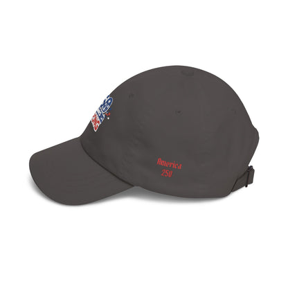 250 Years Strong 1776-2026 Dad Cap | America Anniversary