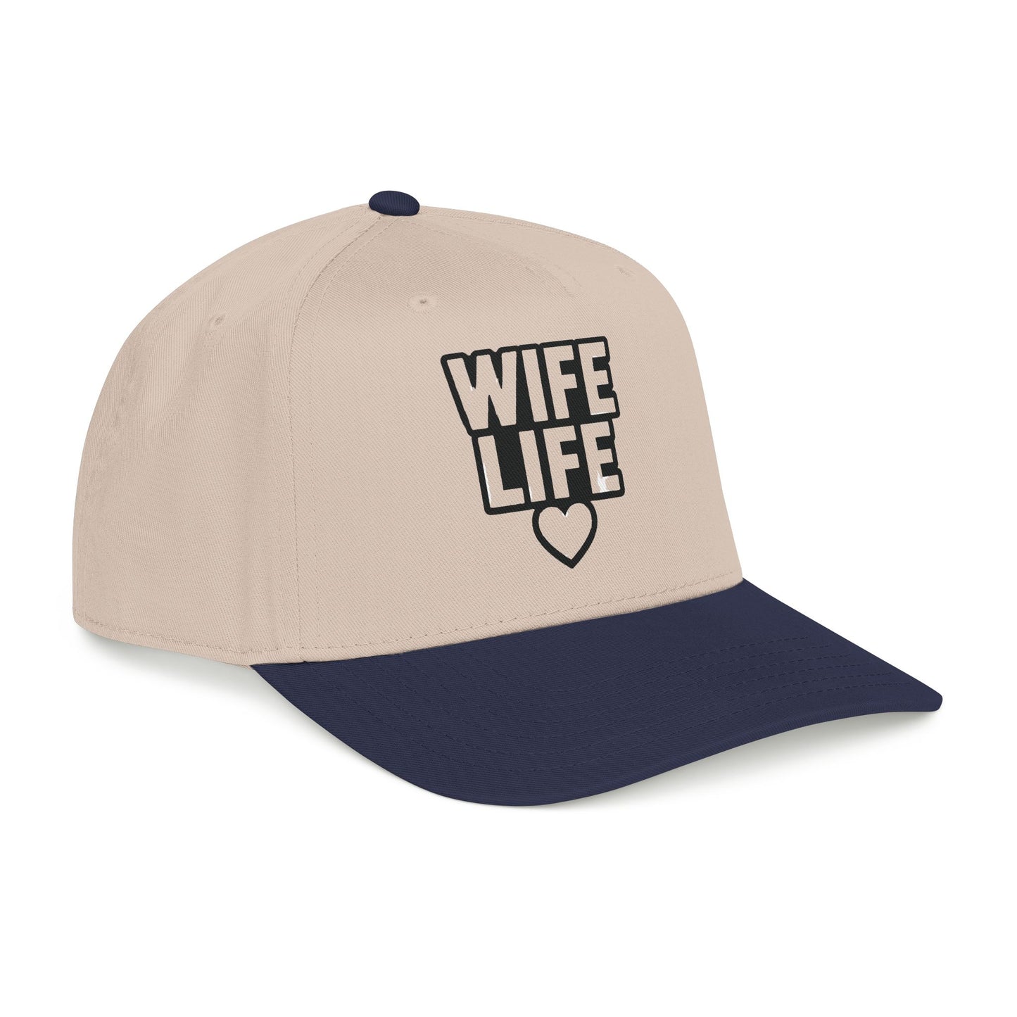 Wife Life Mid Profile Baseball Cap | Wife Life Baseball Hat