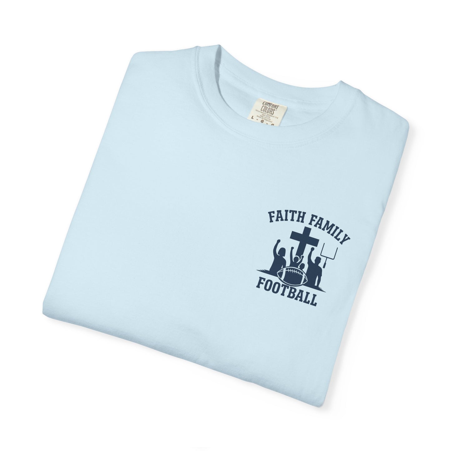 Faith Family Football Unisex Garment-Dyed T-Shirt, Casual Sportswear, Gift for Sports Lovers, Everyday Comfort Tee, Team Spirit [...]