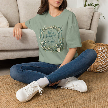 Hope Learned My Name T-Shirt | Abuse Survivor Inspiration