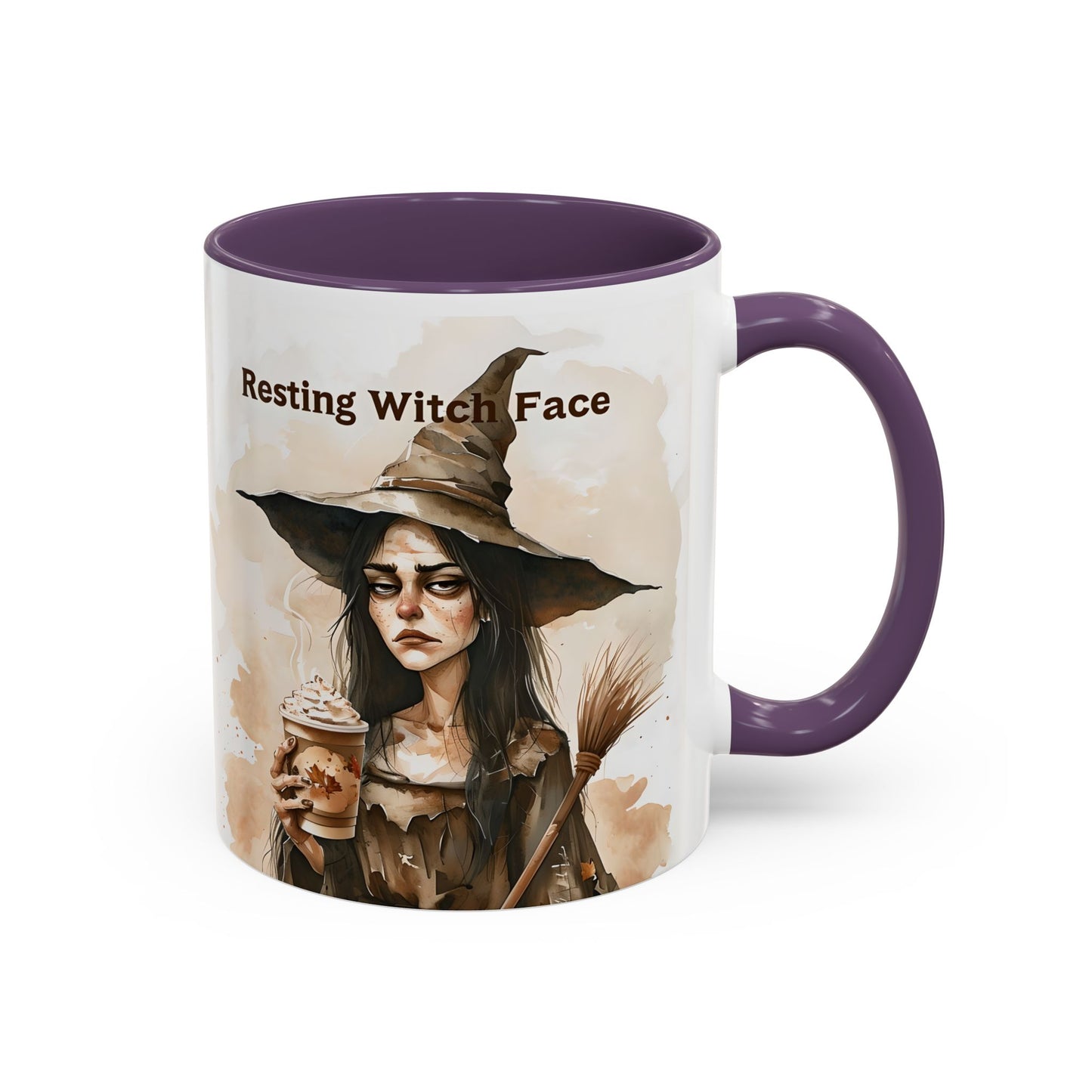 Resting Witch Face Coffee Mug - Halloween Mug, Funny Mug, Witch Mug, Halloween Gift, Coffee Lover Gift