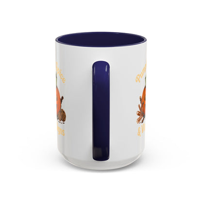 Pumpkin Spice Coffee Mug - Perfect for Fall Decor, Nursing Gifts, Halloween Parties, Cozy Mornings, Harvest Gatherings