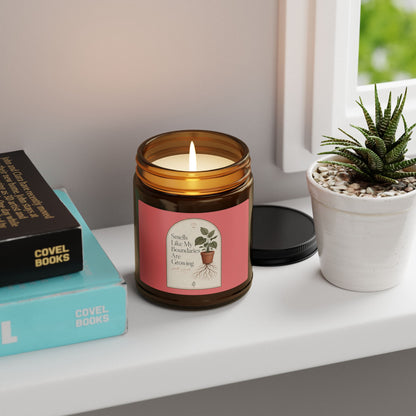 Smells Like My Boundaries Are Growing Candle | Amber Jar Soy Candle
