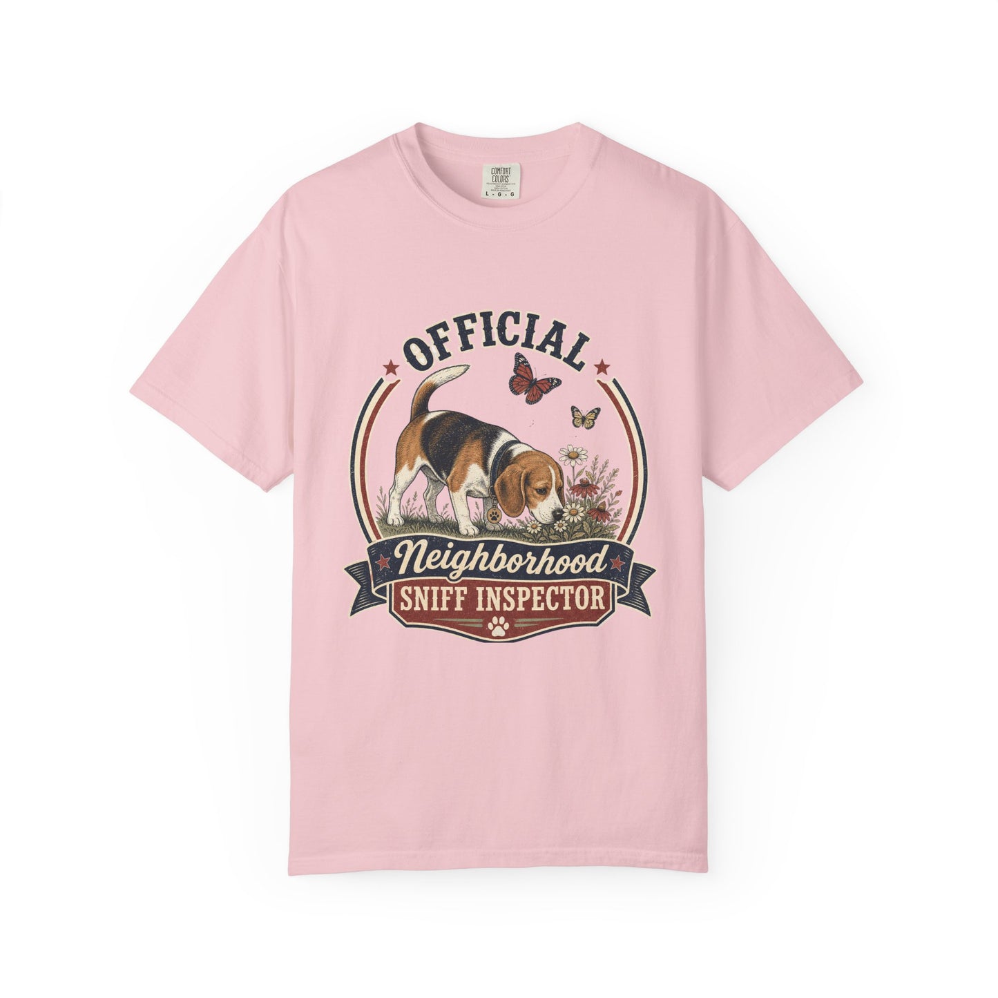 Official Neighborhood Sniff Inspector Beagle T-Shirt | Dog Lover Tee