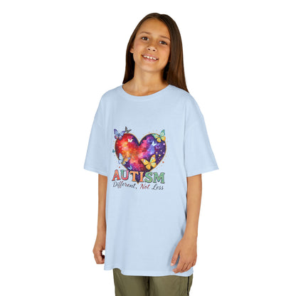 Autism Puzzle Heart Kids Tee | Different Not Less