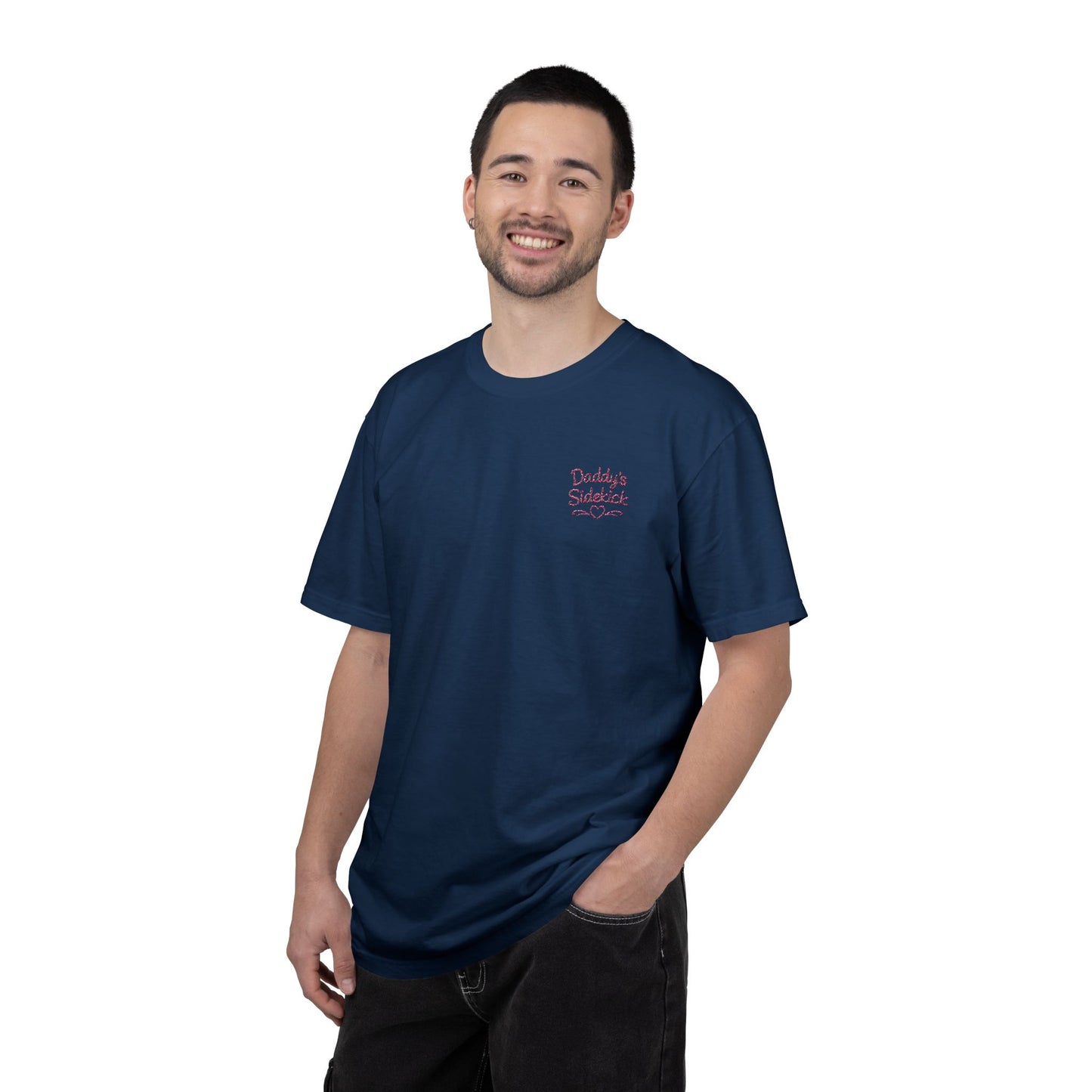 Daddy's Sidekick Embroidered T-Shirt | Daddy Sidekick Tee