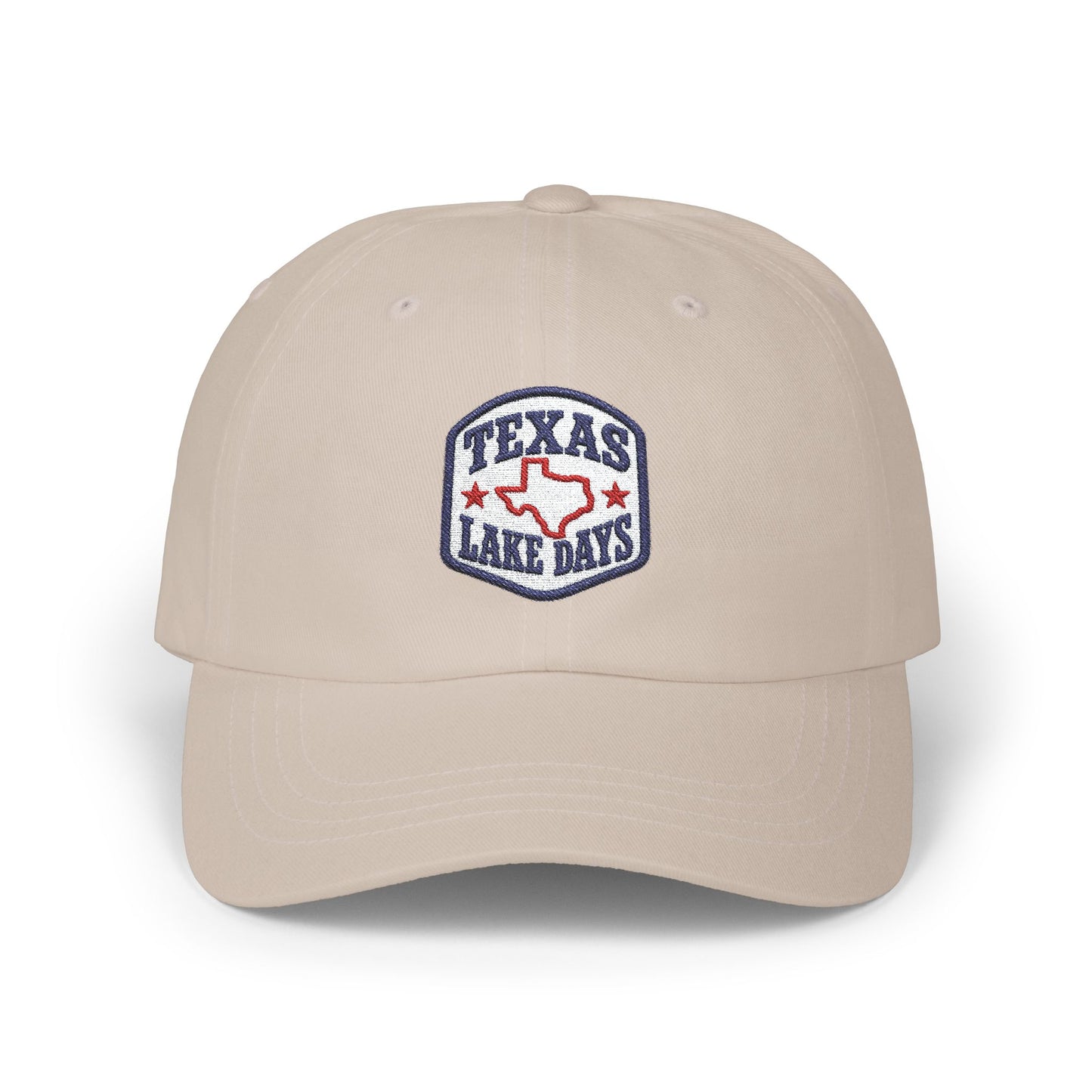 Texas Lake Days Dad Cap | Embroidered Patch Baseball Hat