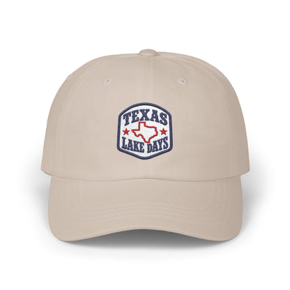 Texas Lake Days Dad Cap | Embroidered Patch Baseball Hat