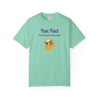 Unisex Sarcastic T-Shirt | Fun Fact I'm Fluent in Sarcasm | Gift for Sarcasm Lovers, Casual Wear, Humor Apparel, Sarcastic Quotes, [...]