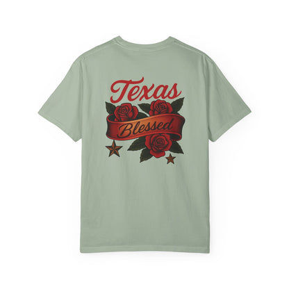 Texas Blessed Unisex Garment-Dyed T-shirt | Casual Tee for Everyday Wear, Perfect Gift for Texas Lovers, Birthday, and Celebrations, [...]