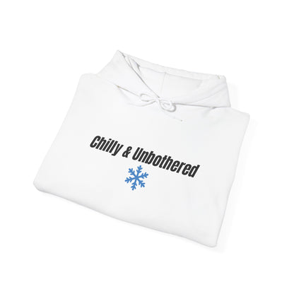 Chilly & Unbothered hoodie | Snowflake graphic sweatshirt