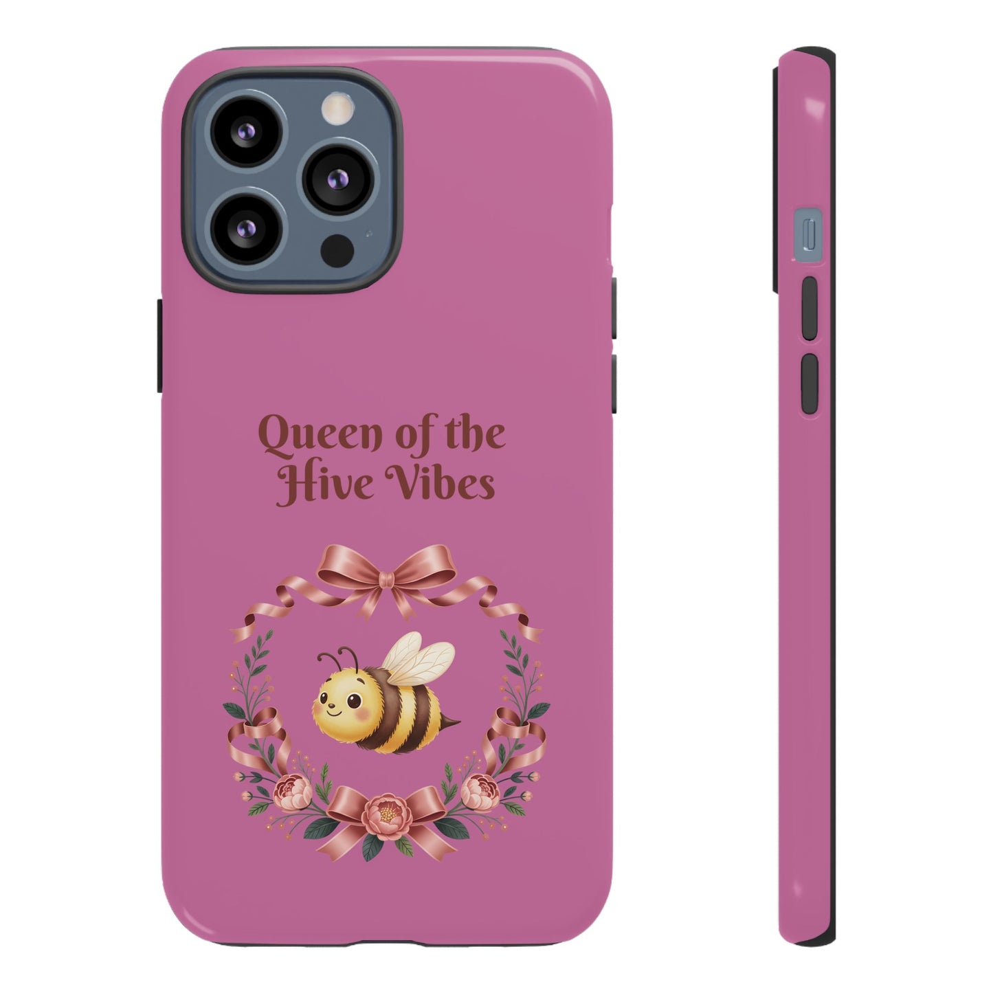 Queen of the Hive Bee Phone Case | Cute Floral Bee iPhone Case