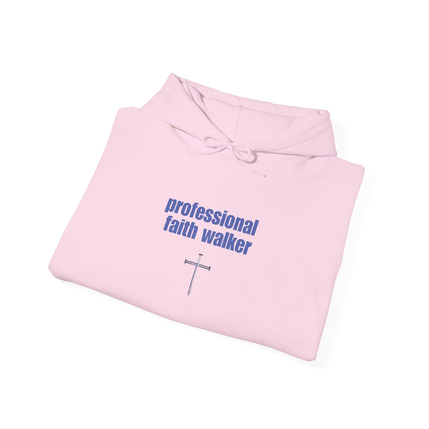 Professional Faith Walker Hooded Sweatshirt - Christian Inspirational Clothing, Unisex Hoodie, Religious Gift, Cozy Jumper, Faith Apparel