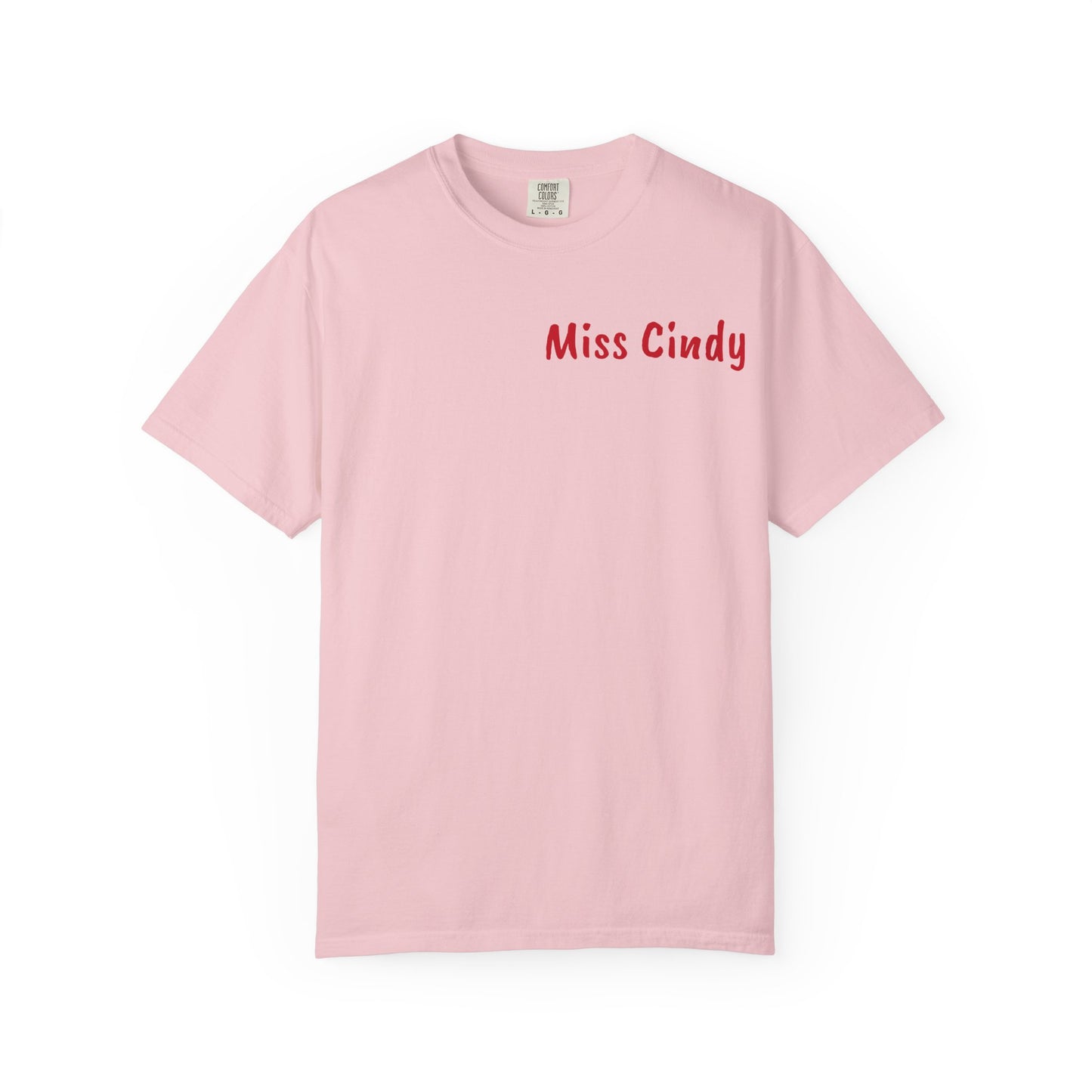 Unisex Garment-Dyed T-Shirt for Teachers - Miss Cindy, Chaos Coordinator Design, Perfect for Back to School, Appreciation Gifts, [...]