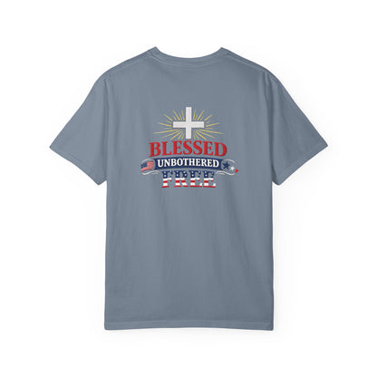 Blessed Unbothered Free cross | T-shirt