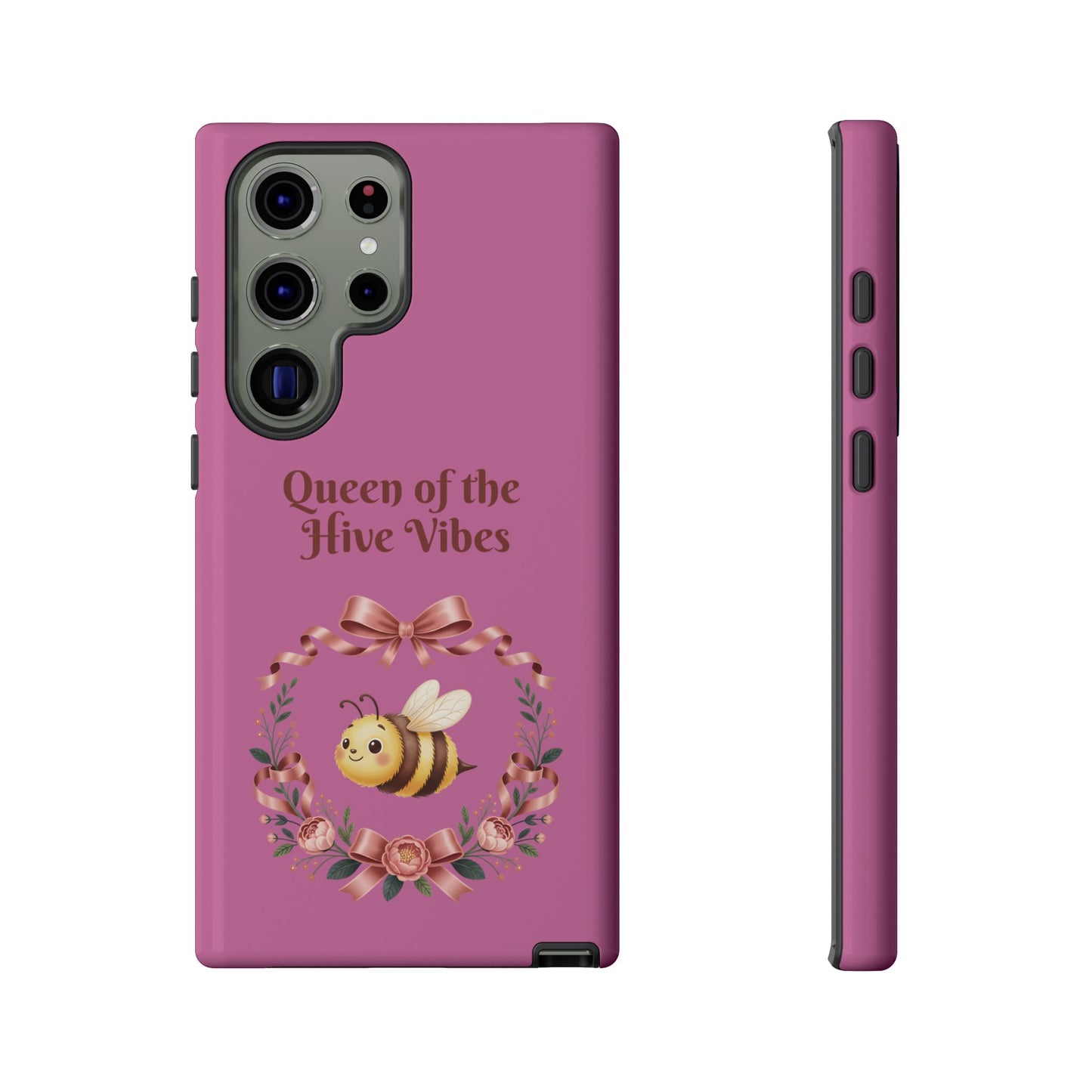 Queen of the Hive Bee Phone Case | Cute Floral Bee iPhone Case