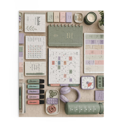 Executive Function Command Center Neurodivergent Flatlay Puzzle