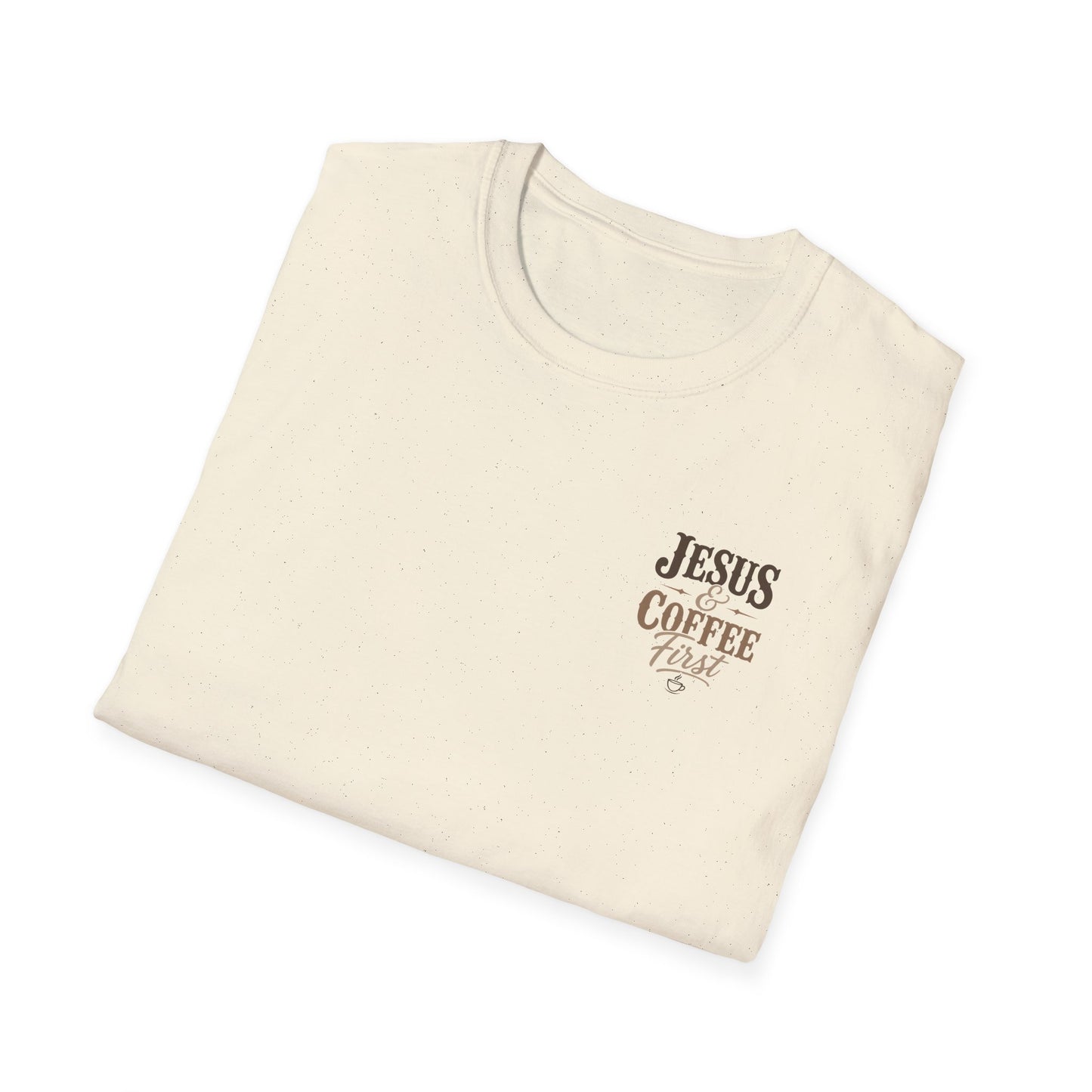 Jesus & Coffee First T-Shirt | Christian Coffee Tee