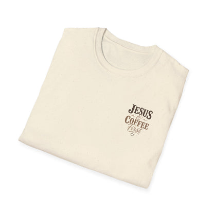 Jesus & Coffee First T-Shirt | Christian Coffee Tee