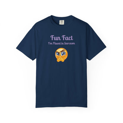 Unisex Sarcastic T-Shirt | Fun Fact I'm Fluent in Sarcasm | Gift for Sarcasm Lovers, Casual Wear, Humor Apparel, Sarcastic Quotes, [...]