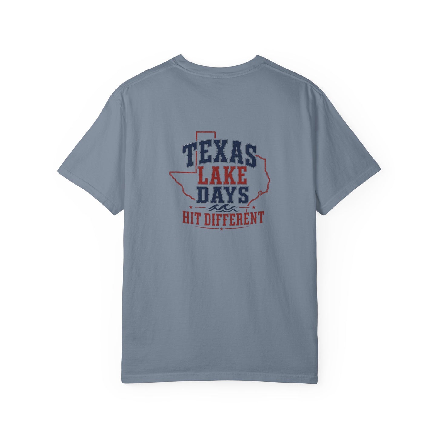 Texas Lake Days Hit Different T-shirt | State Outline Lake Life