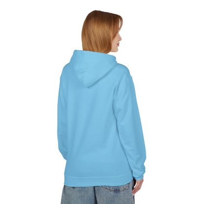 Professionally Freezing Hoodie | Handwritten Text, Snowflake Accent