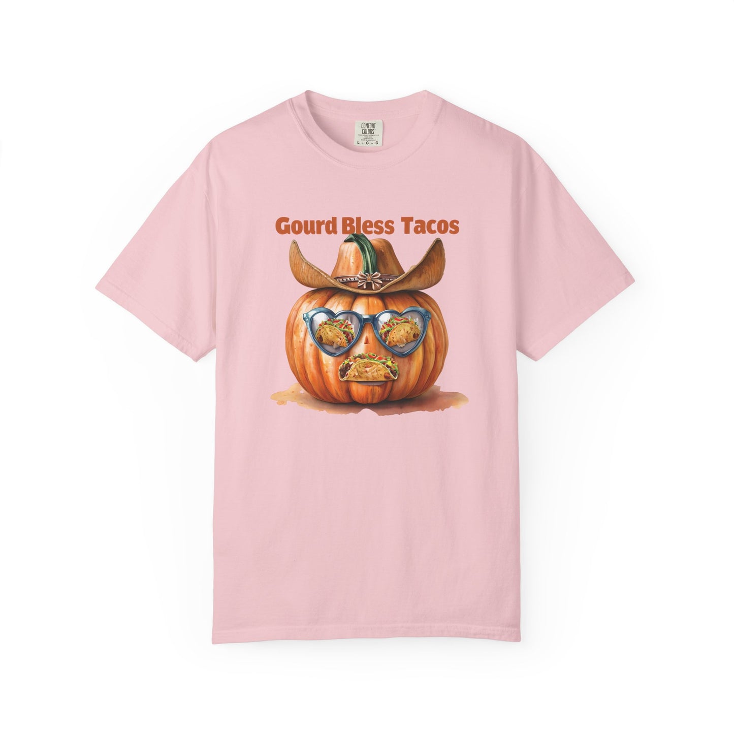 Funny Halloween T-Shirt, Gourd Bless Tacos Tee, Unisex Graphic Tee, Taco Lover Shirt, Fall Festival Apparel, Cute Pumpkin Shirt