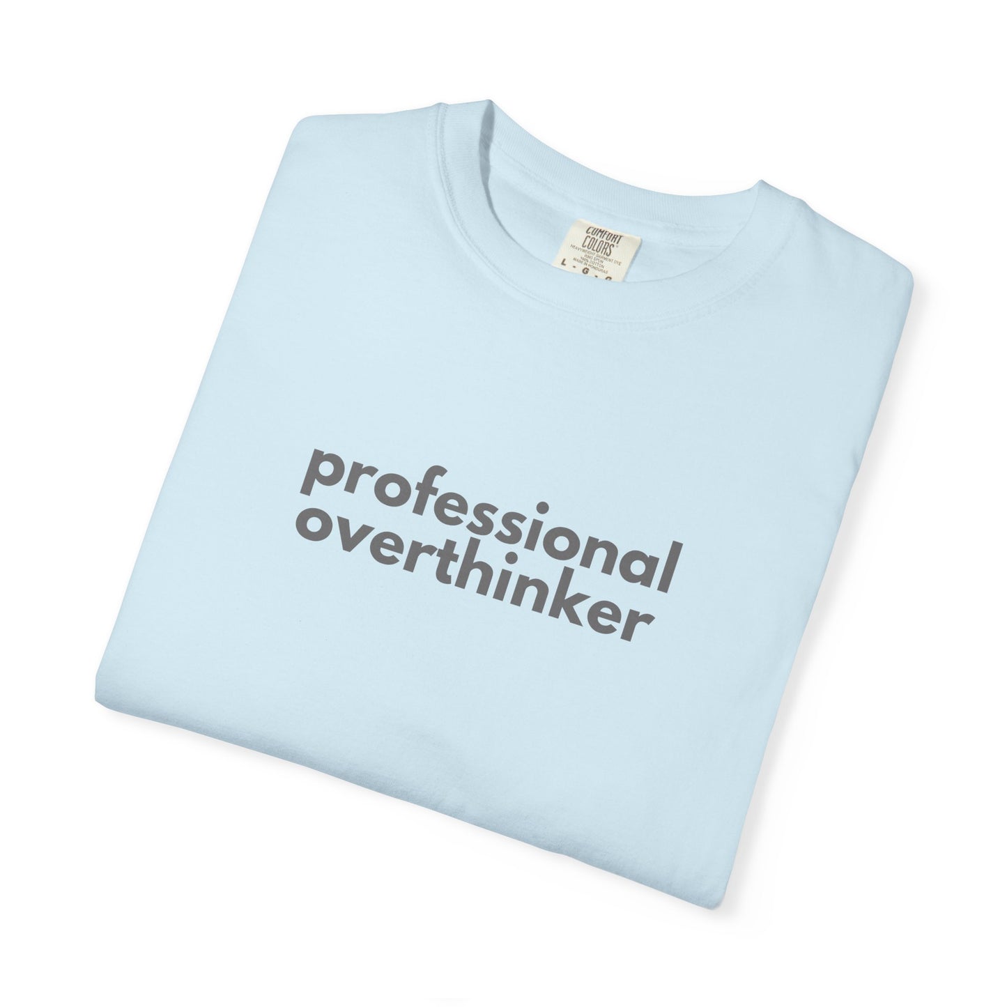 Professional Overthinker Gen X Humor T-shirt, Unisex Tee, Funny Gift, Sarcastic Shirt, Gift for Gen X, Vintage Style Shirt