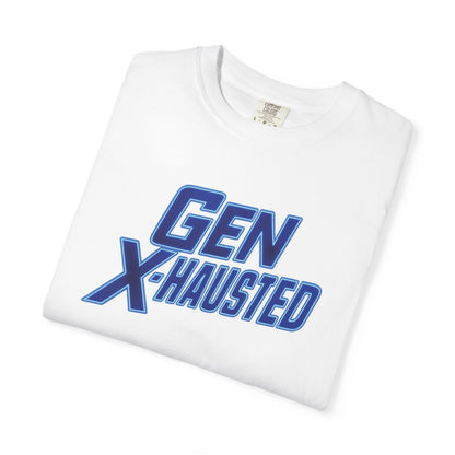 Gen X=Hausted Unisex T-Shirt, Vintage Style Tee, Funny Gift for Gen X, Casual Wear, Humor Shirt