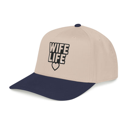 Wife Life Mid Profile Baseball Cap | Wife Life Baseball Hat