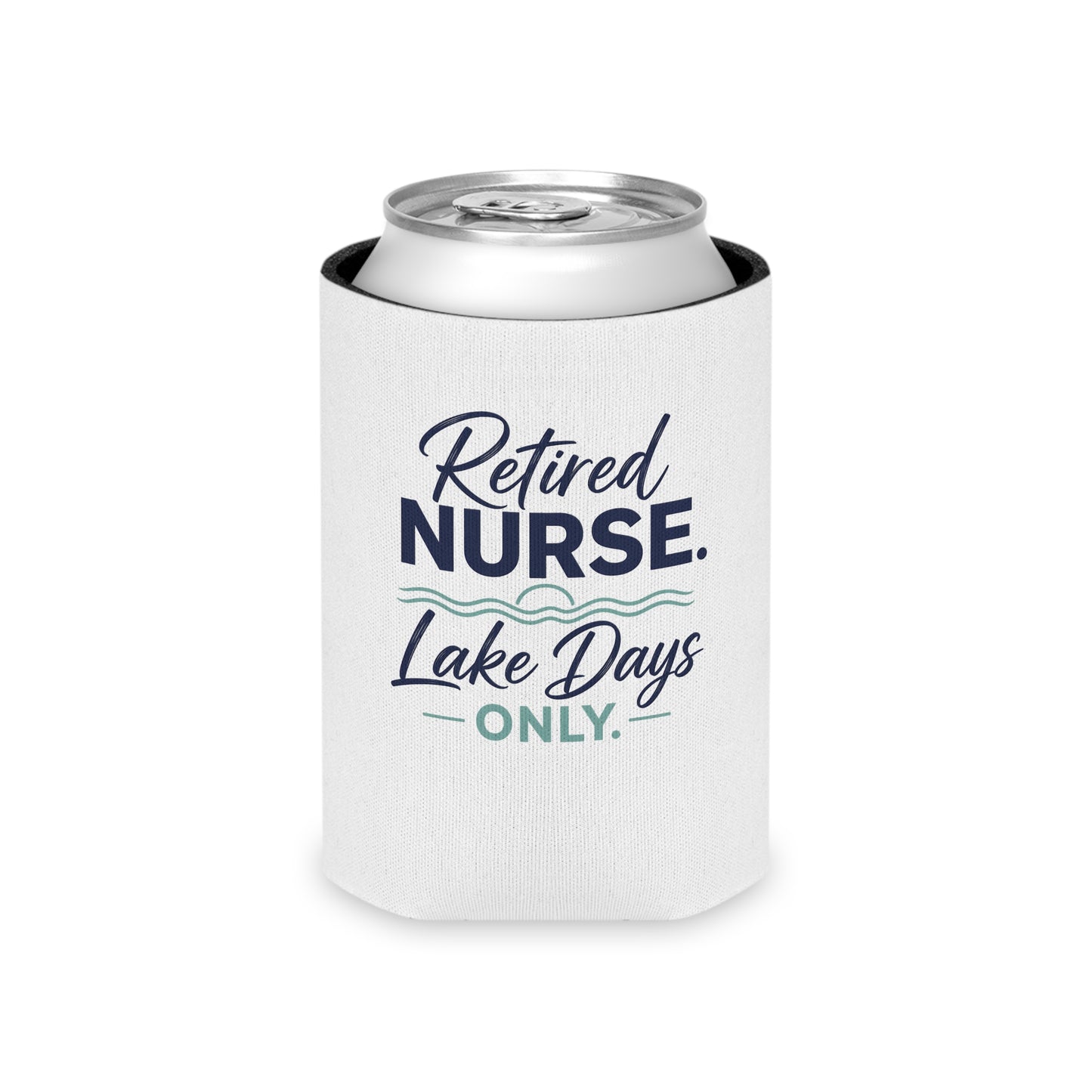 Retired Nurse Lake Days Can Cooler | Personalized