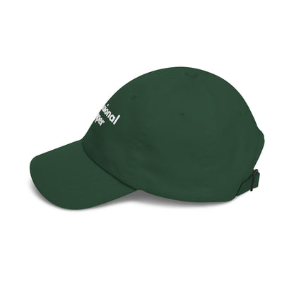 Professional Yapper Dad Cap | Humorous Baseball Hat, Embroidered Text